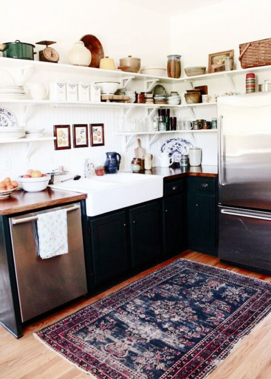 un vrai tapis dans sa cuisine / Crédit : Marie-Claire Maison